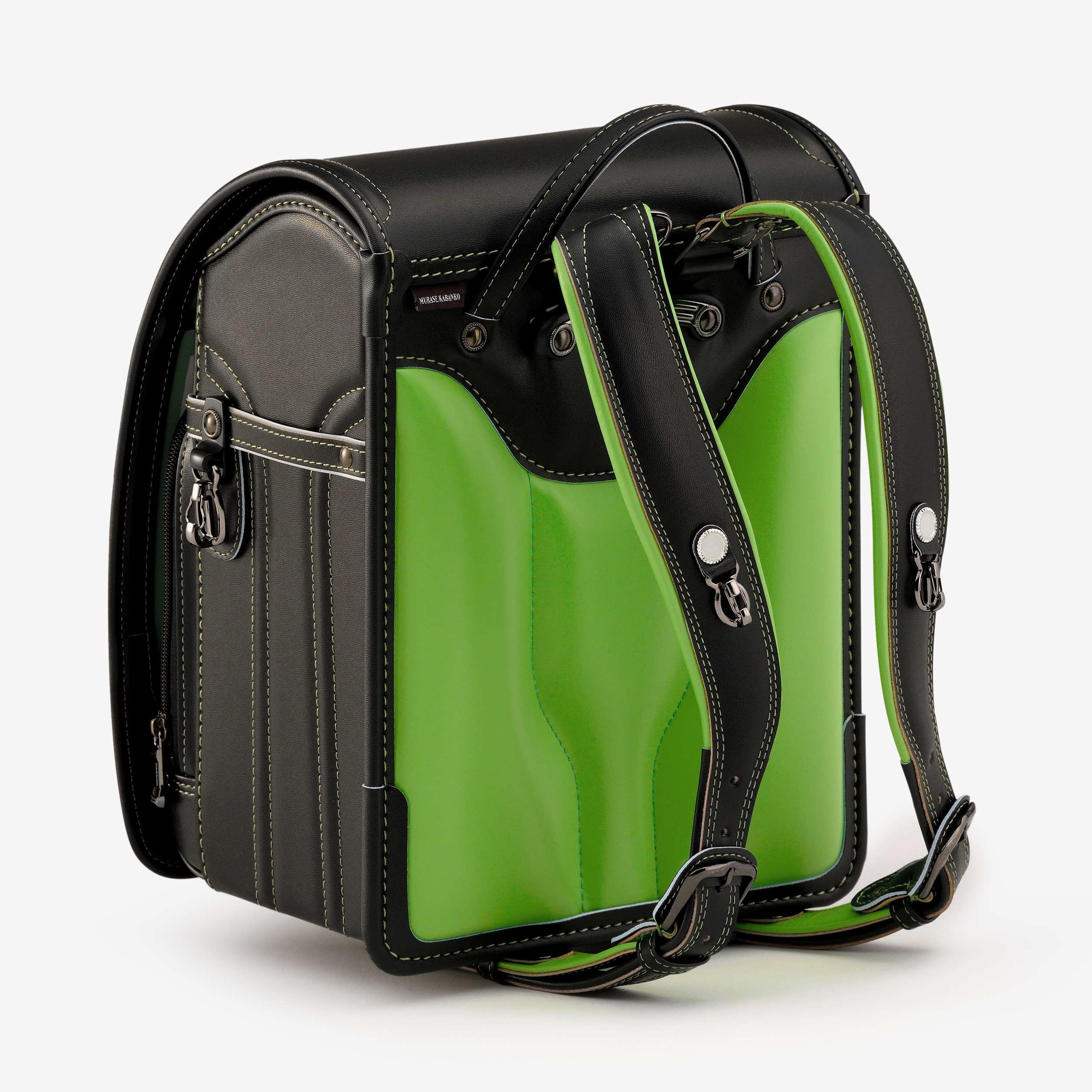 No.37 レザーボルカ ブラック/グリーン 2027